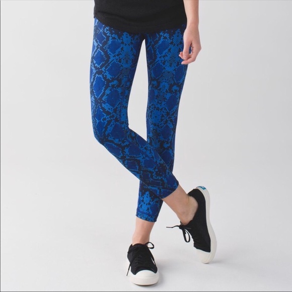 Jumpsuits | Lululemon Blue Snake Print 